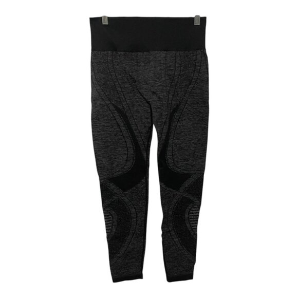 Running Girl XL Grey Heather Compression Leggings - Picture 4 of 8